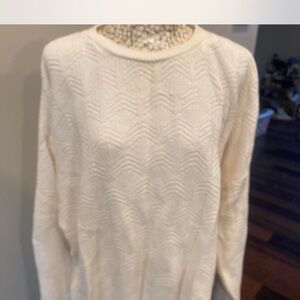 Harbor Bay Off-White Knit Sweater